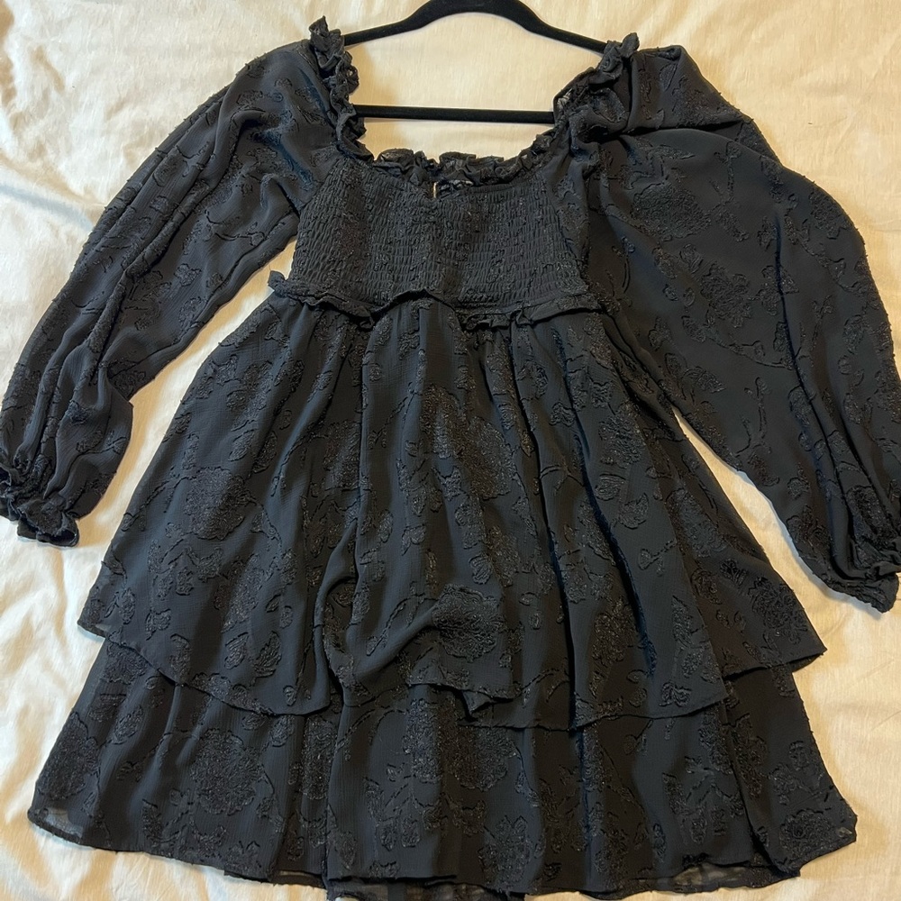 Black altard state dress